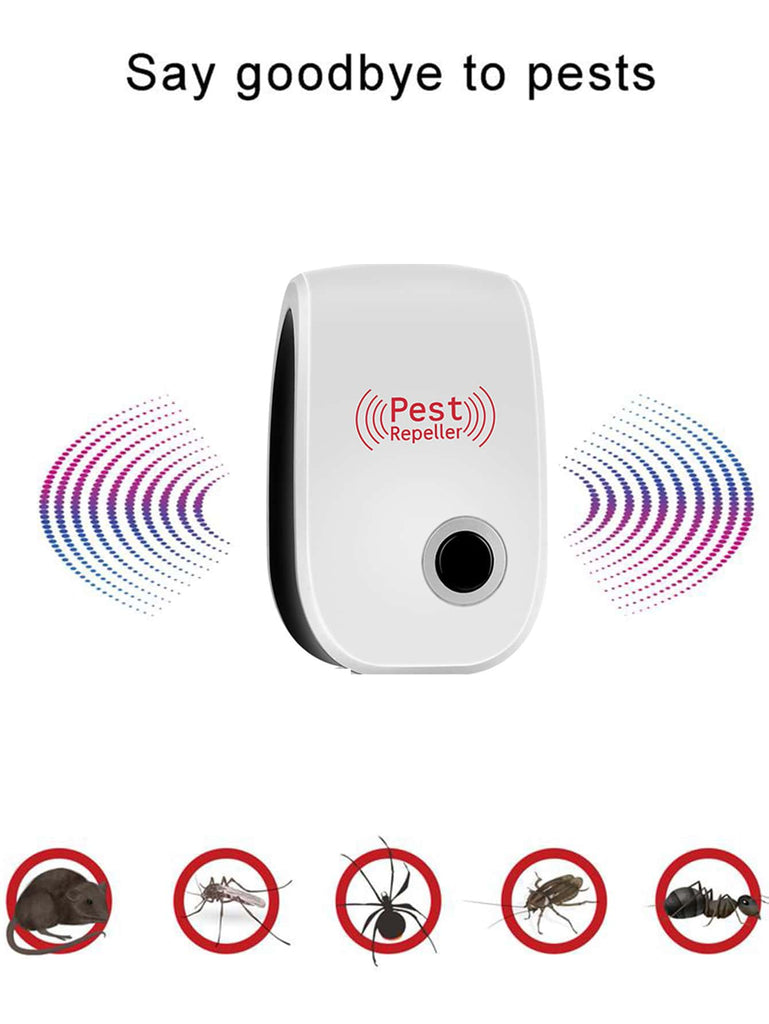 1pc Pest Reject Ultrasound Mouse Cockroach Repellent Device Insect Rats Spiders Mosquito Killer Pest Control Household Pest - WorkPlayTravel Store