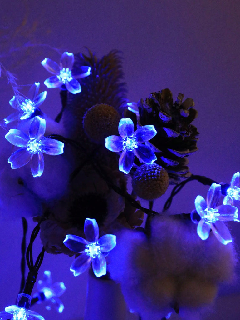 1pc PVC Solar Lighting String Creative Flower Design Outdoor String Solar Light For Home - WorkPlayTravel Store