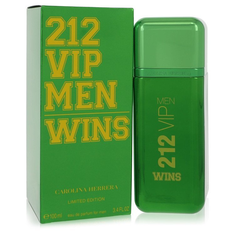 212 Vip Wins by Carolina Herrera Eau De Parfum Spray (Limited Edition) 3.4 oz for Men - WorkPlayTravel Store