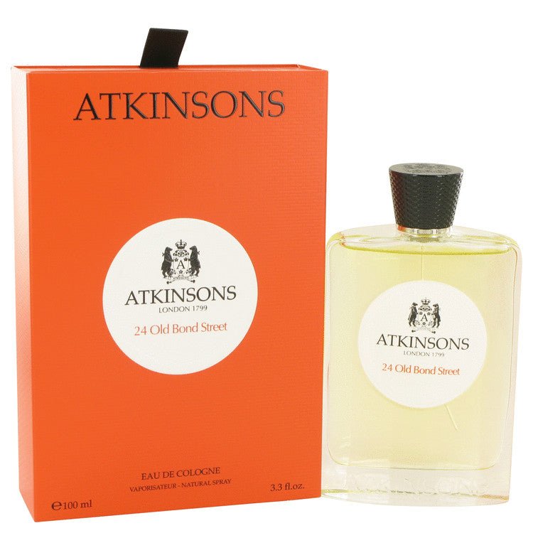 24 Old Bond Street by Atkinsons Eau De Cologne Spray 3.3 oz for Men - WorkPlayTravel Store