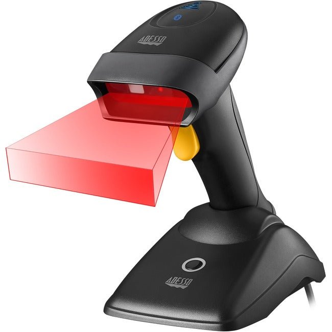 Adesso NuScan 2500TU Spill Resistant Antimicrobial 2D Barcode Scanner - WorkPlayTravel Store
