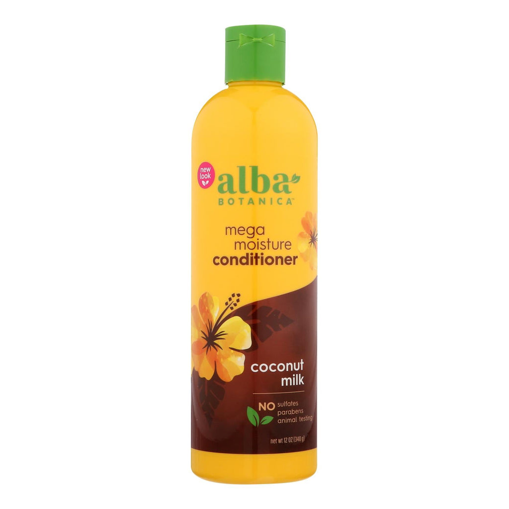 Alba Botanica - Hawaiian Hair Conditioner - Coconut Milk - 12 Fl Oz - WorkPlayTravel Store