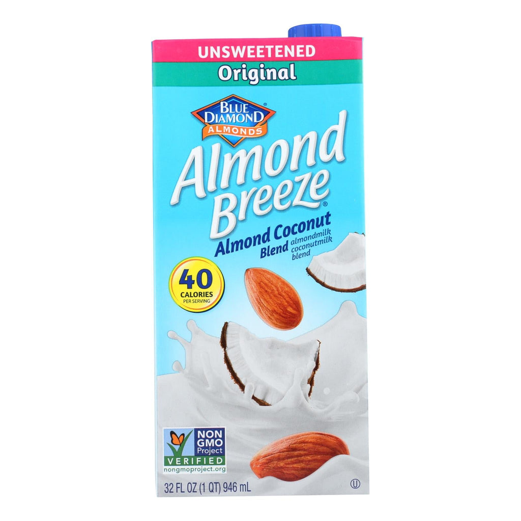 Almond Breeze - Almond Coconut Milk - Unsweetened - Case Of 12 - 32 Fl Oz. - WorkPlayTravel Store