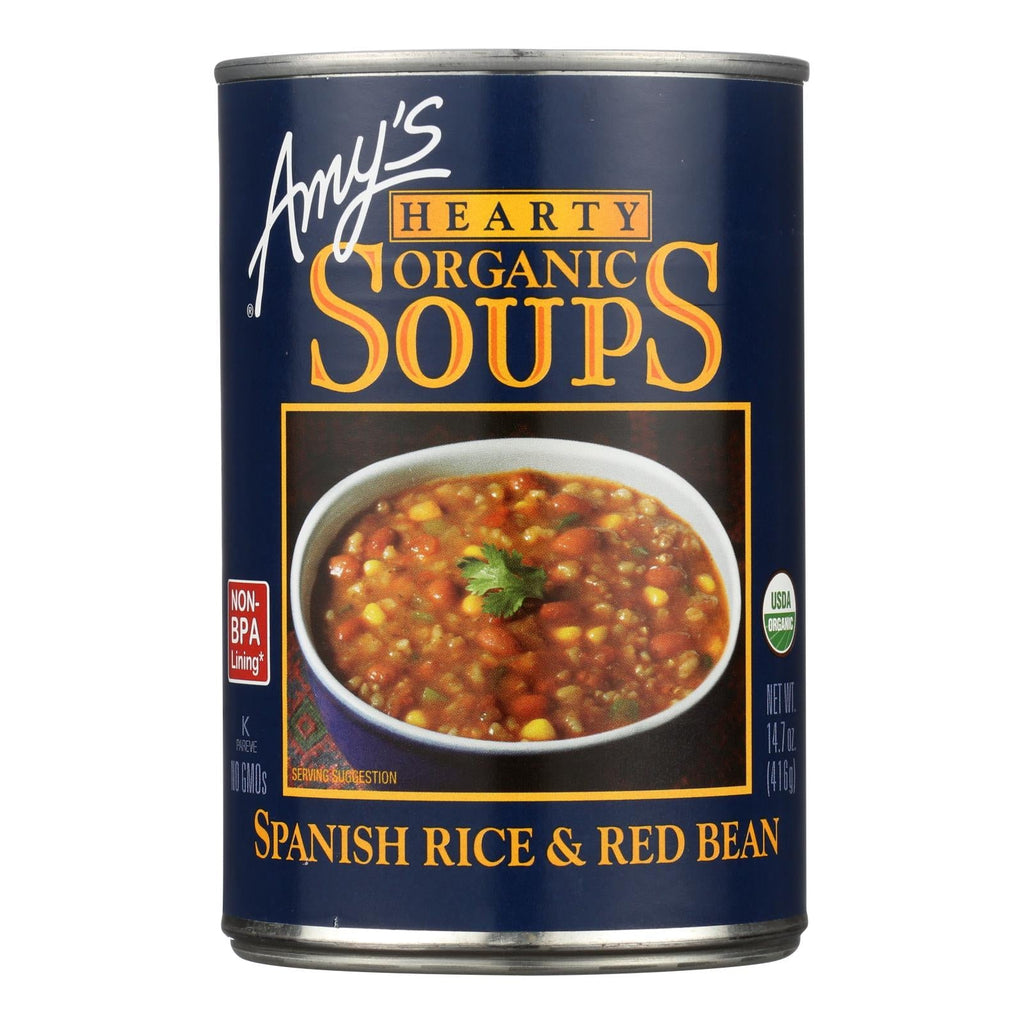 Amy's - Organic Spanish Rice & Red Bean Soup - Case Of 12 - 14.7 Oz - WorkPlayTravel Store