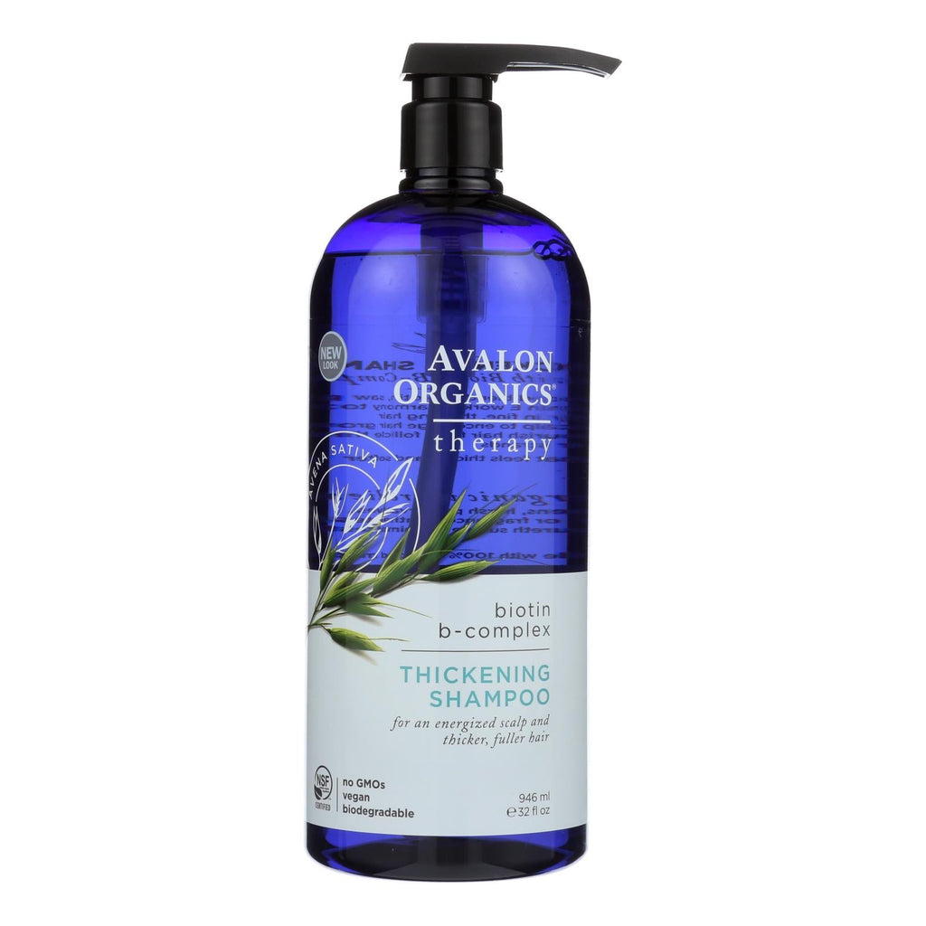Avalon Shampoo - Organic Biotin-b Complex - 32 Oz - WorkPlayTravel Store