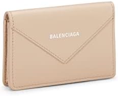 Balenciaga, Pre-Loved Beige Calfskin Papier Card Case, Beige - WorkPlayTravel Store