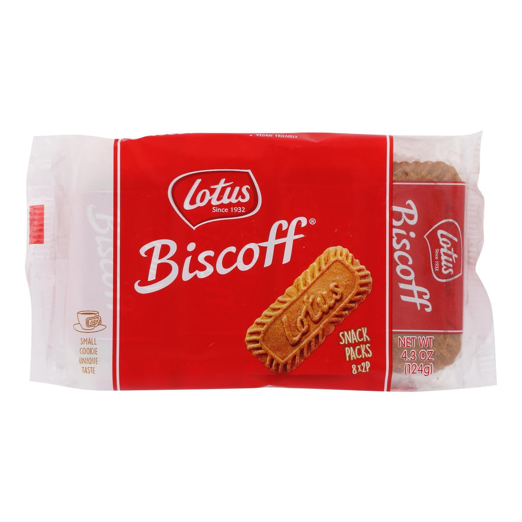 Biscoff Cookies - Snack Pack - 4 Oz - Case Of 12 - WorkPlayTravel Store