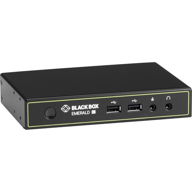 Black Box Emerald™ SE DVI KVM-over-IP Matrix Switch Receiver - Single Head, Full HD DVI, VUSB 2.0, Serial, Audio - WorkPlayTravel Store