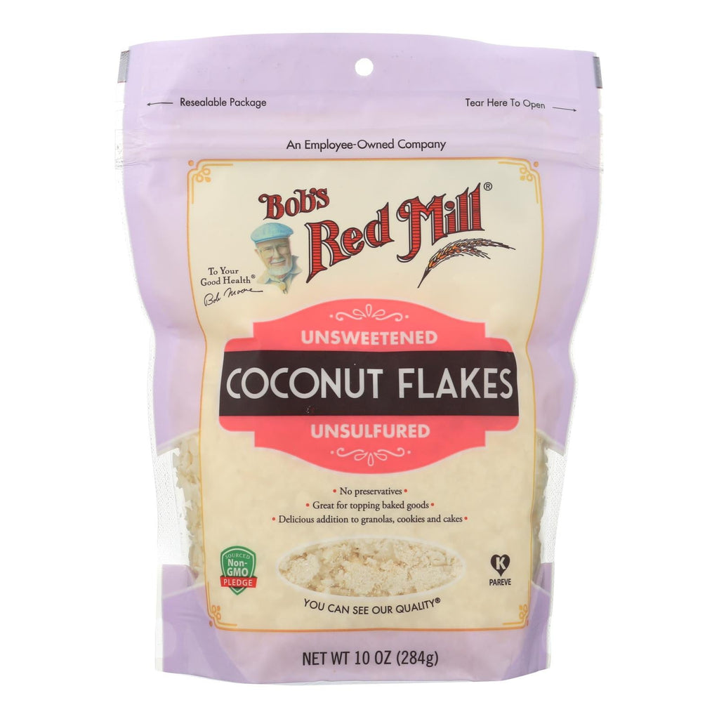 Bob's Red Mill - Coconut Flakes - Case Of 4-10 Oz - WorkPlayTravel Store