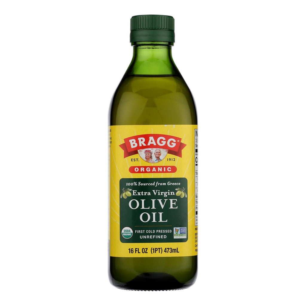 Bragg - Olive Oil - Organic - Extra Virgin - 16 Oz - Case Of 12 - WorkPlayTravel Store