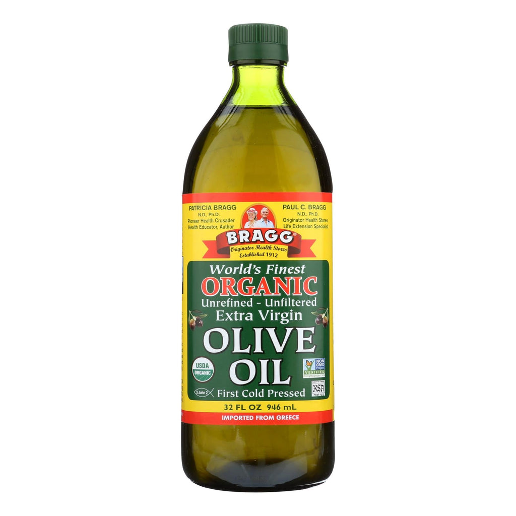 Bragg - Olive Oil - Organic - Extra Virgin - 32 Oz - Case Of 12 - WorkPlayTravel Store