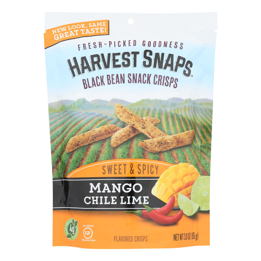 Calbee Snapea Crisp - Black Bean Crisps - Mango Chile Lime - Case Of 12 - 3 Oz - WorkPlayTravel Store