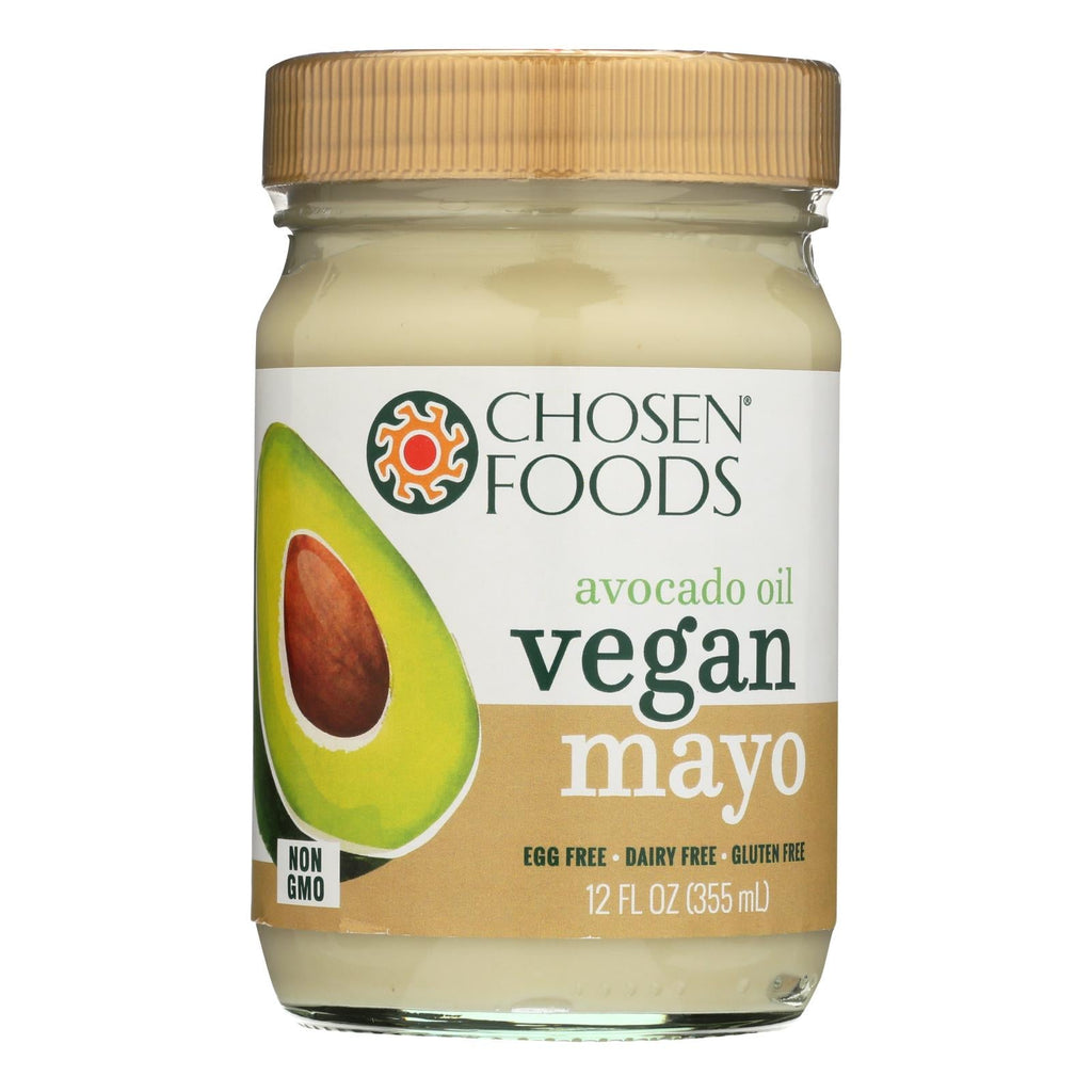 Chosen Foods - Avocado Oil Vegan Mayo - Case Of 6 - 12 Oz. - WorkPlayTravel Store