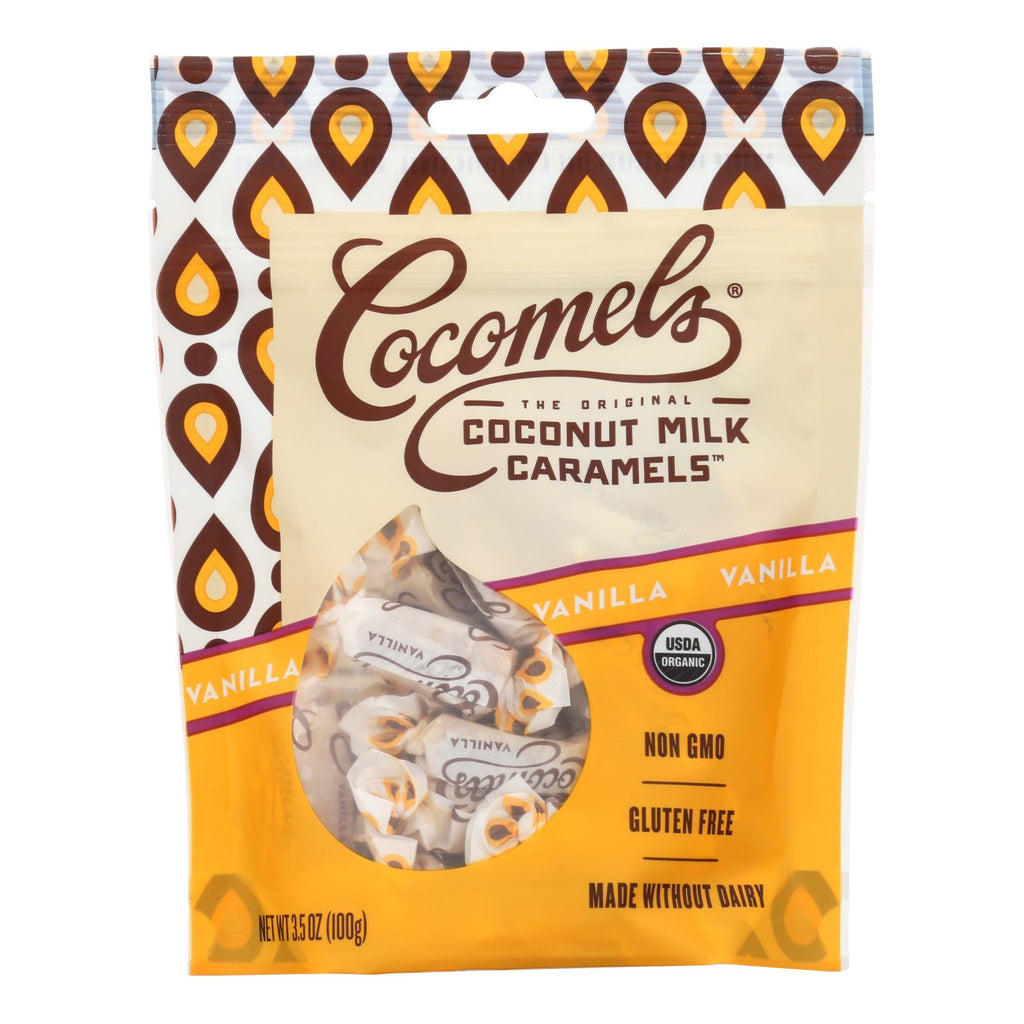 Cocomel - Organic Coconut Milk Caramels - Vanilla - Case Of 6 - 3.5 Oz. - WorkPlayTravel Store