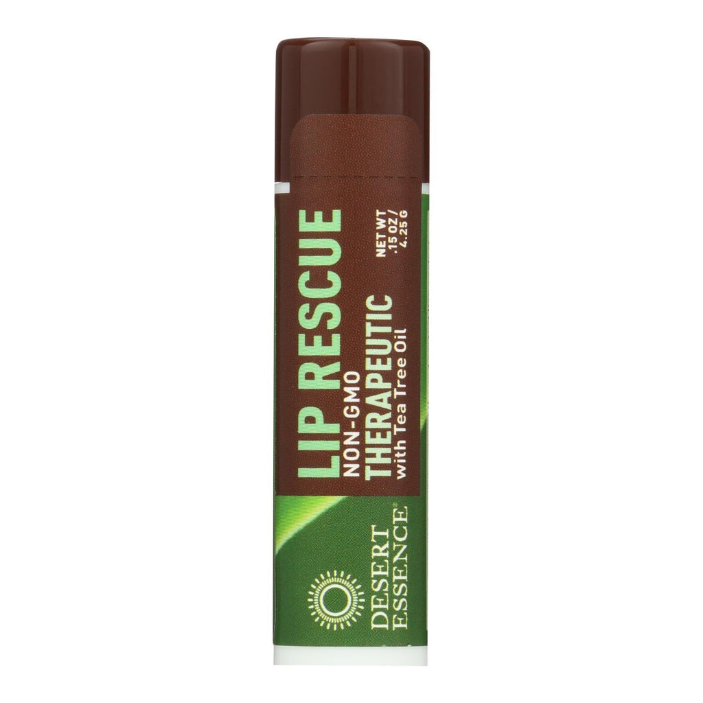 Desert Essence - Lip Rescue Therapeutic With Tea Tree Oil - 0.15 Oz - Case Of 24 - WorkPlayTravel Store