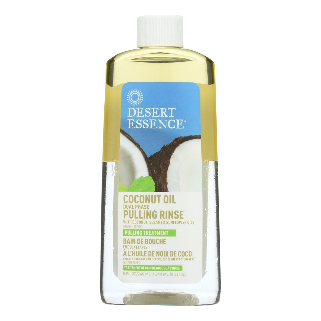 Desert Essence - Pulling Rinse With Coconut Sesame And Sunflower Oils - 8 Fl Oz - WorkPlayTravel Store