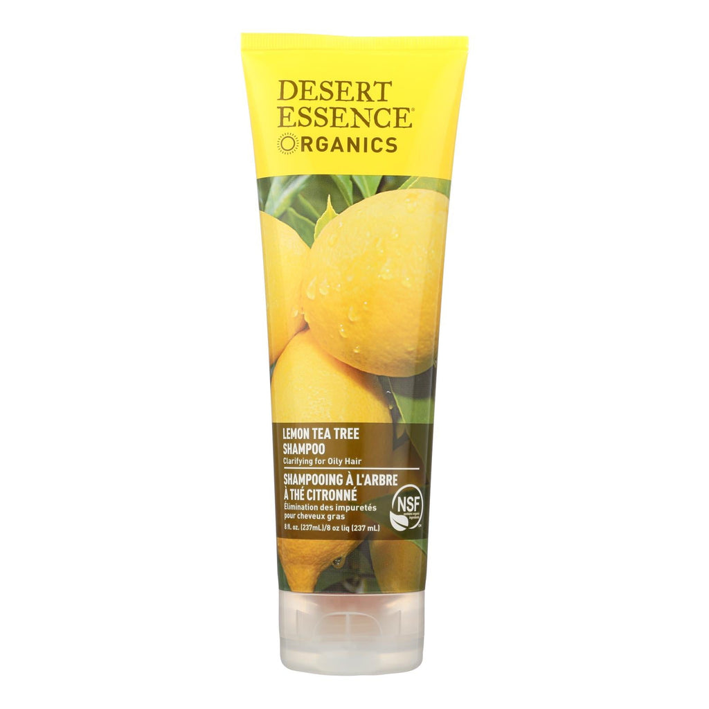 Desert Essence - Shampoo Lemon Tea Tree - 8 Fl Oz - WorkPlayTravel Store