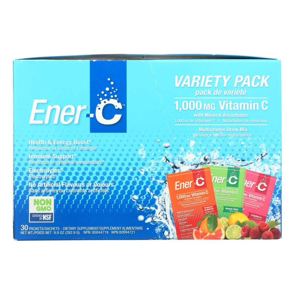 Ener-c - Variety Pack - 1000 Mg - 30 Packets - 1 Each - WorkPlayTravel Store
