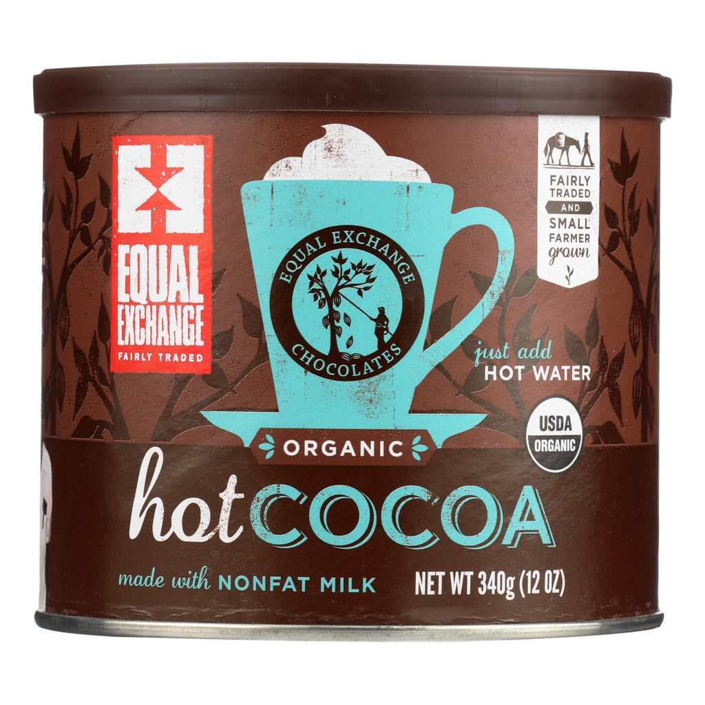 Equal Exchange Organic Hot Cocoa - Case Of 6 - 12 Oz. - WorkPlayTravel Store