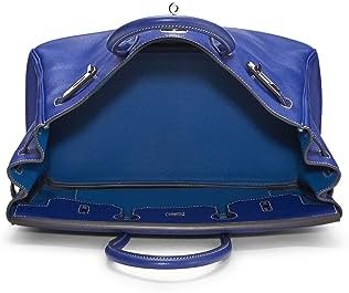 Hermès, Pre-Loved Bleu & Mykonos Epsom Candy Birkin 35, Blue - WorkPlayTravel Store