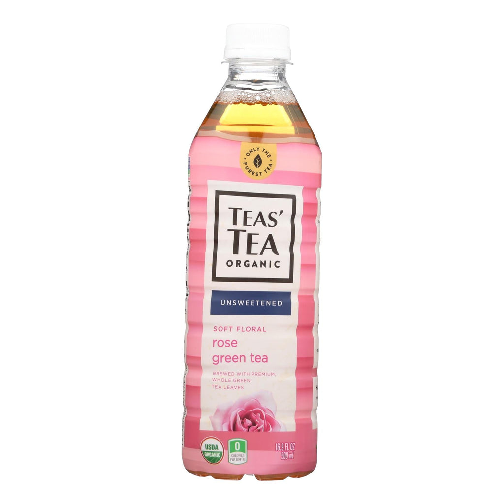 Itoen Tea - Organic - Rose - Green - Bottle - Case Of 12 - 16.9 Fl Oz - WorkPlayTravel Store