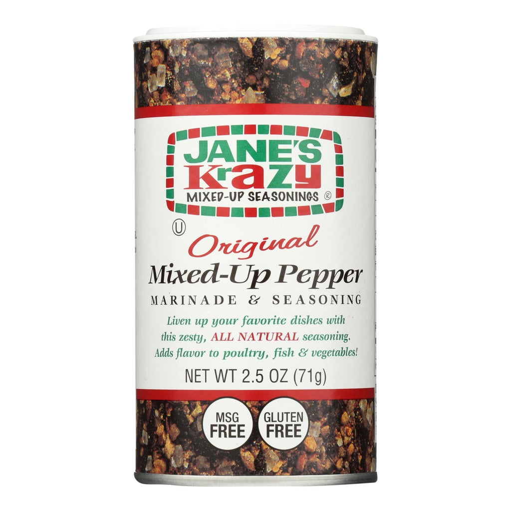 Jane's Krazy - Mixed Up Pepper - Case Of 12 - 2.5 Oz - WorkPlayTravel Store