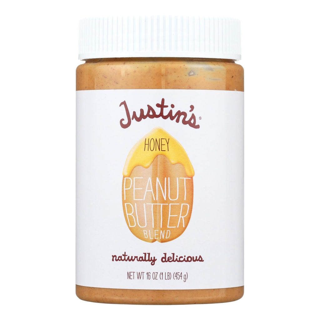 Justin's Nut Butter Peanut Butter - Honey - Case Of 12 - 16 Oz. - WorkPlayTravel Store