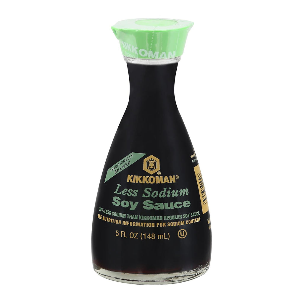 Kikkoman Soy Sauce - Less Sodium - Case Of 12 - 5 Oz. - WorkPlayTravel Store
