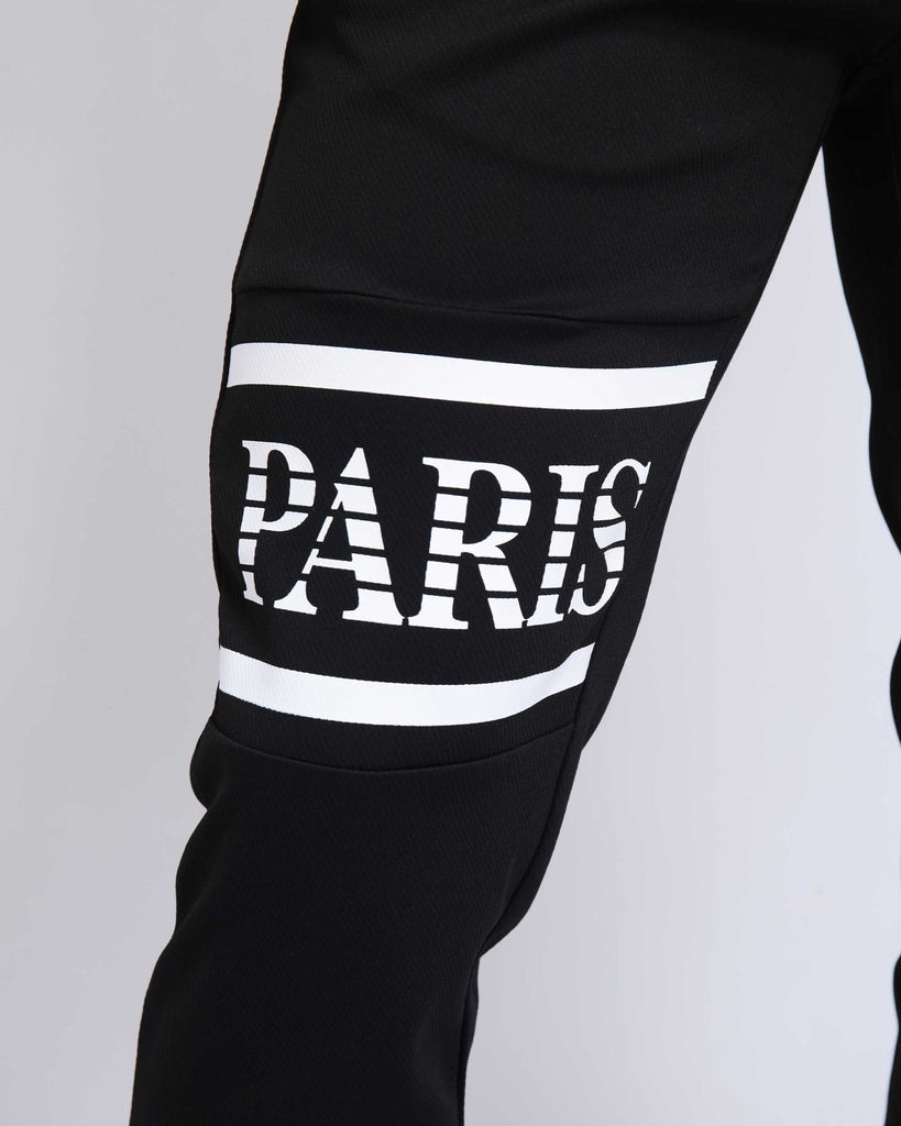 Letters Graphic Stitching Sweatpants - WorkPlayTravel Store