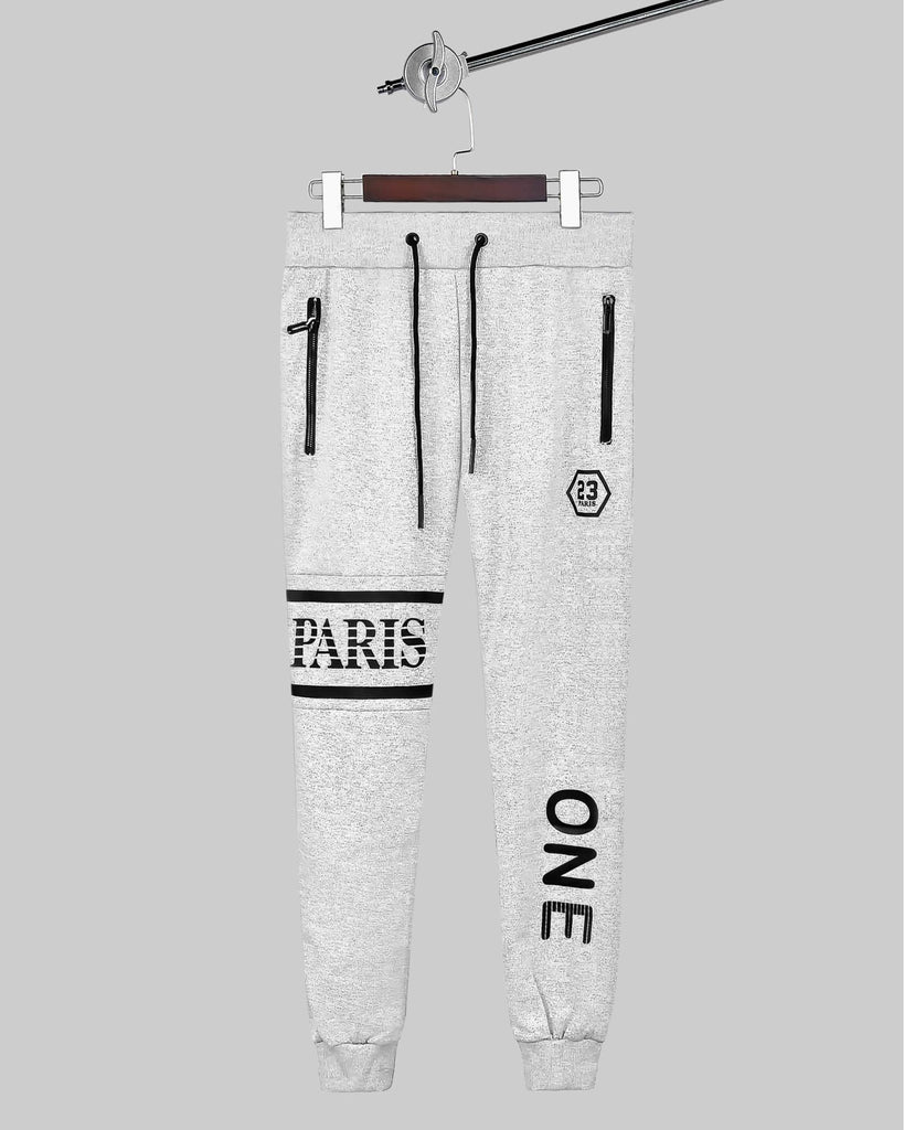 Letters Graphic Stitching Sweatpants - WorkPlayTravel Store