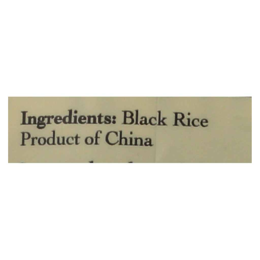 Lotus Foods Heirloom Forbidden Black Rice - Case Of 6 - 15 Oz. - WorkPlayTravel Store