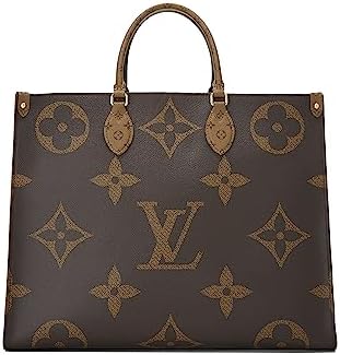Louis Vuitton, Pre-Loved Brown Giant Monogram On The Go GM, Brown - WorkPlayTravel Store