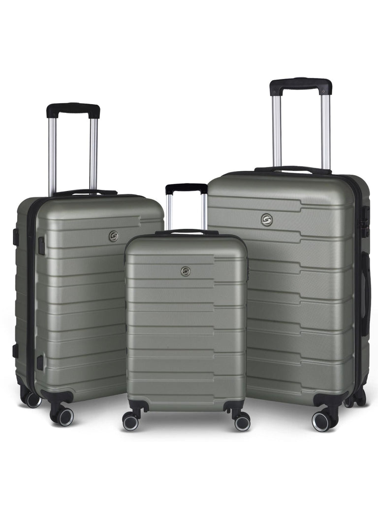 Luggage Suitcase 3 Piece Sets Hardside Carry on luggage with Spinner Wheels 20 24 28 - WorkPlayTravel Store