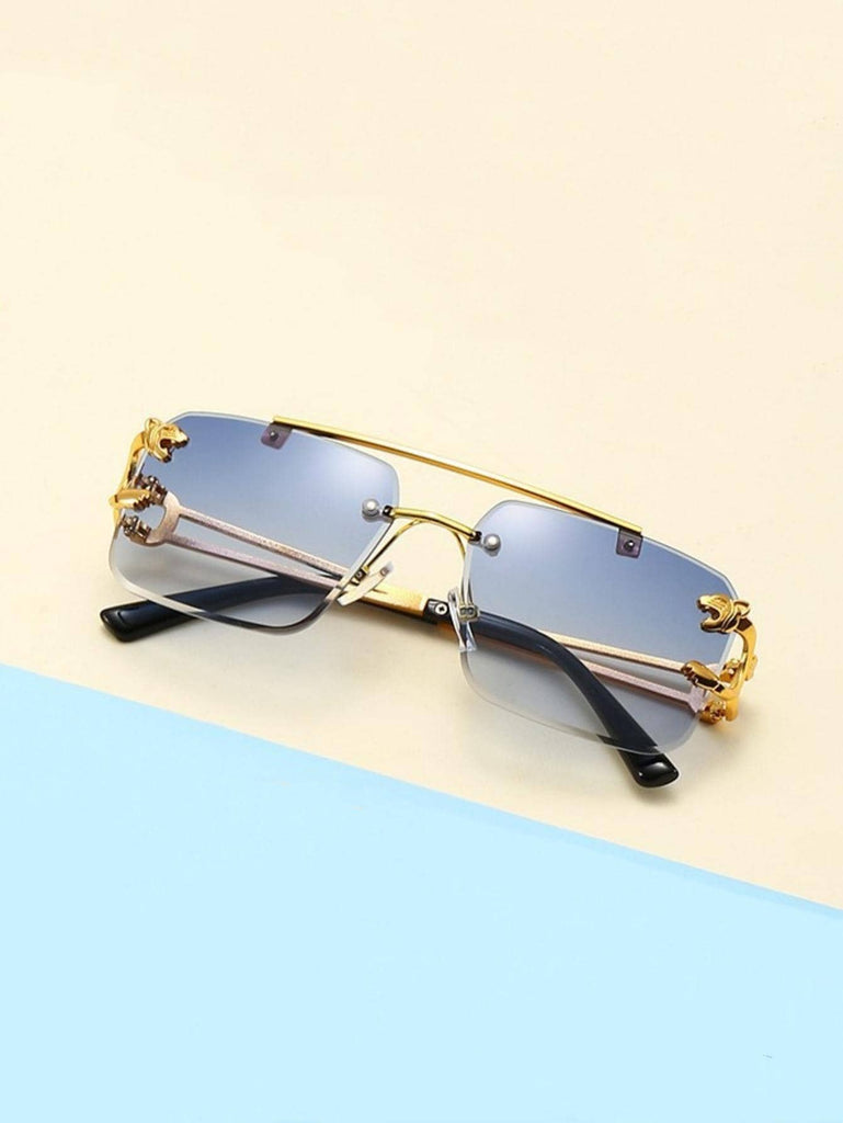 Men Rimless Fashion Glasses - WorkPlayTravel Store