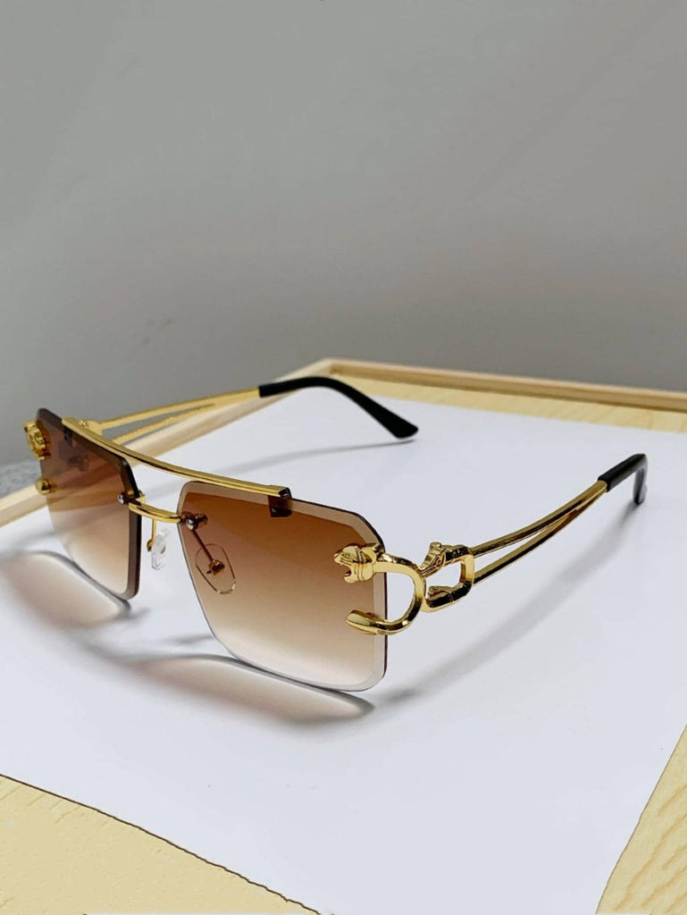 Men Rimless Fashion Glasses - WorkPlayTravel Store