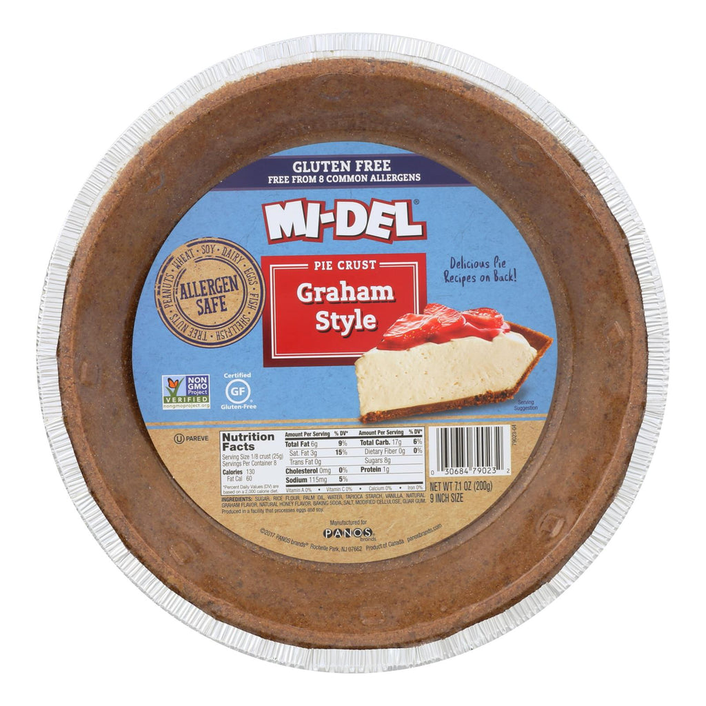 Midel Gluten Free Graham Style Pie Crust - Case Of 12 - 7.1 Oz. - WorkPlayTravel Store