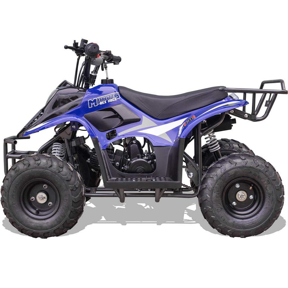 Mototec Rex 110cc 4-stroke Kids Gas Atv Blue - WorkPlayTravel Store