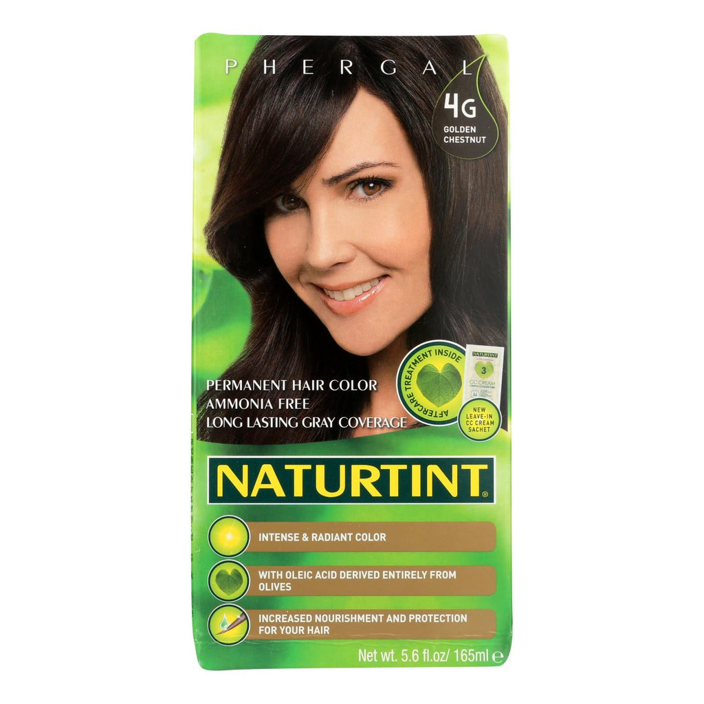 Naturtint Hair Color - Permanent - 4g - Golden Chestnut - 5.28 Oz - WorkPlayTravel Store