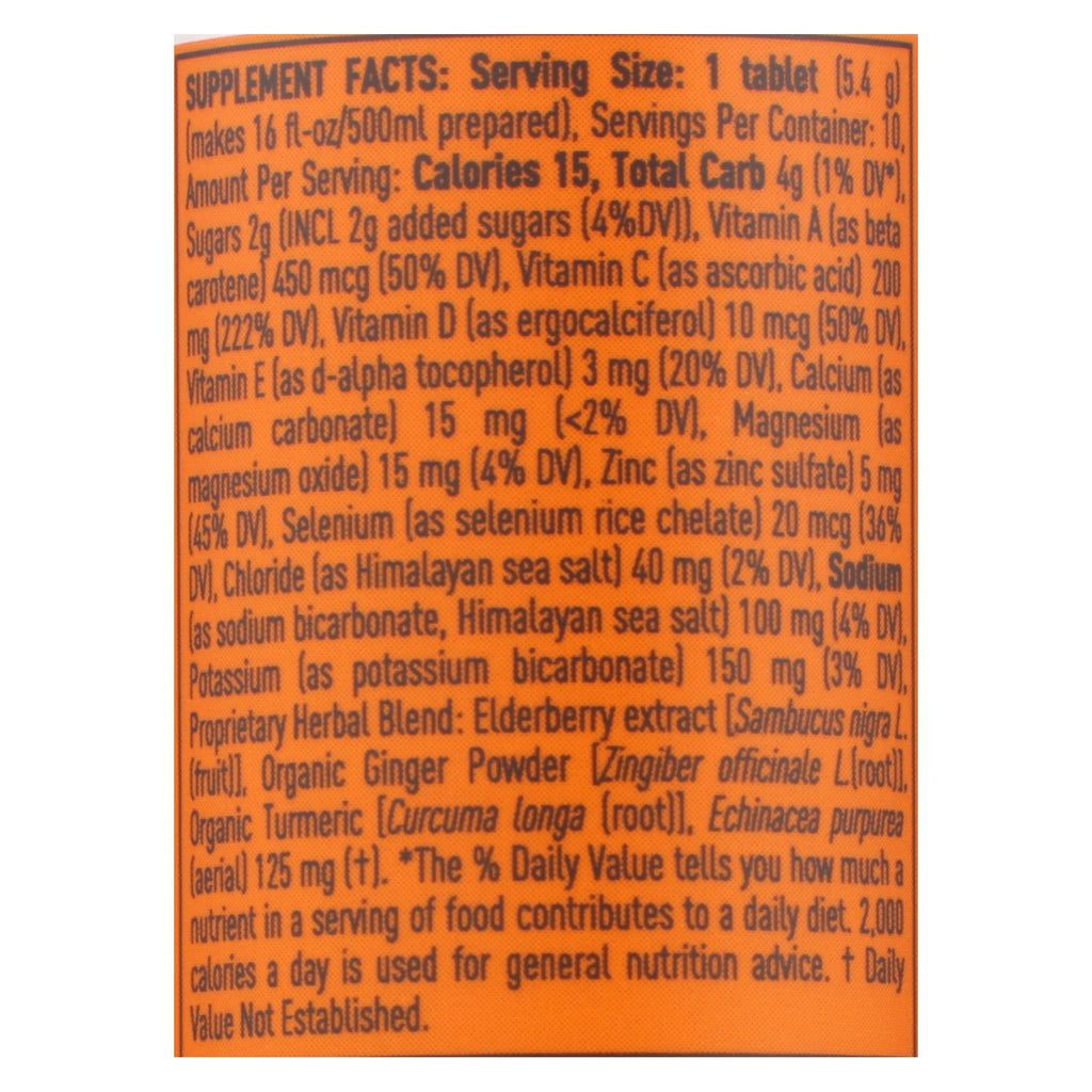 Nuun Hydration - Drink Tab Immun Orange Ctrs - Case Of 8 - 10 Tab - WorkPlayTravel Store